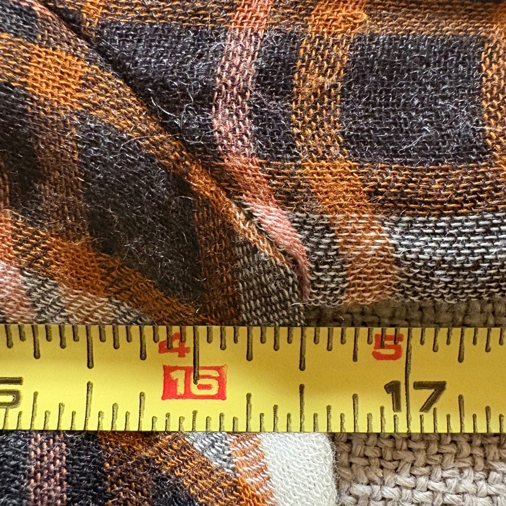 Madewell flannel wrap top XS- Cute and flattering! - Picture 12 of 13